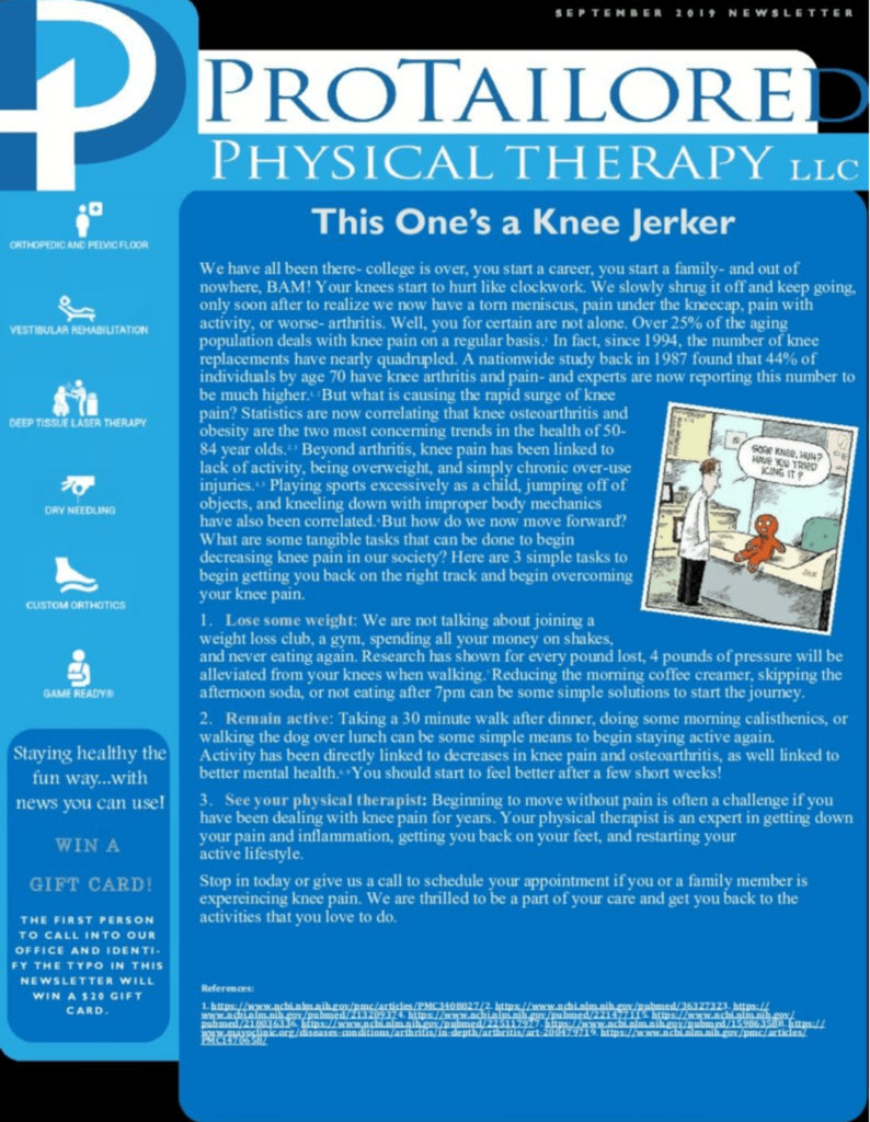 This One’s a Knee Jerker